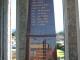 133 Featherston War Memorial Fetherston Column showing the names on the memorial