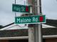 166 Malone Road Lower Hutt new street sign 2018