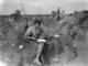 223 Bassett Place Napier Bassett eating a meal in the trenches 1917