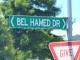 296 Bel Hamed Dr TMC Upper Hutt street sign 2019