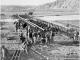 Engineers Building Baily Bridge over Sangro River Italy 1945