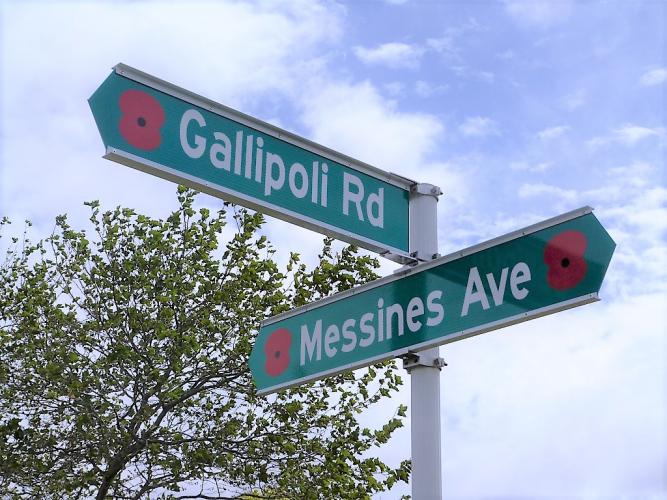 001 Gallipoli Road Upper Hutt new street sign 2019