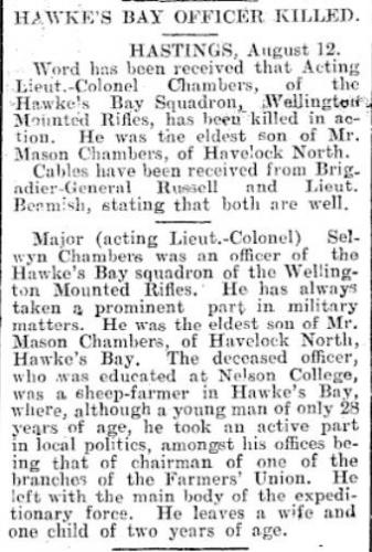 009 Selwyn Rd Hastings Obituary Wanganui Chronicle issue 20434