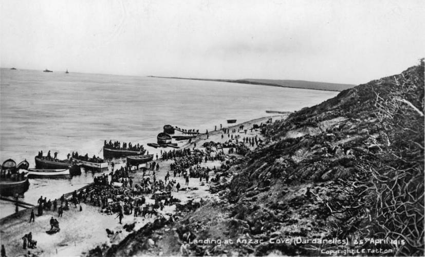 024 Gallipoli Rd Napier Landing at ANZAC Cove 25 April 1915