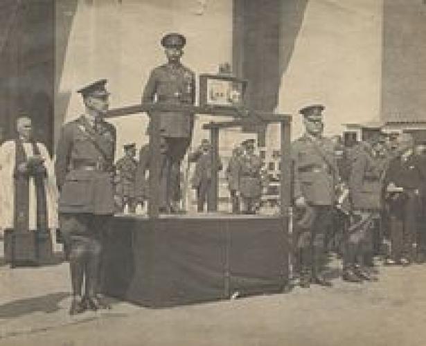 025 Menin Road Napier Unveiling of the memorial in 1924 by Field Marshal Herbert Plumer