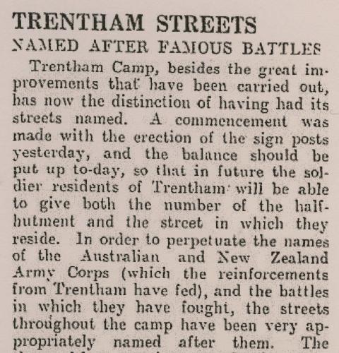 027 Seddul Bahr Road Upper Hutt Evening Post Article 2 Dec 1916