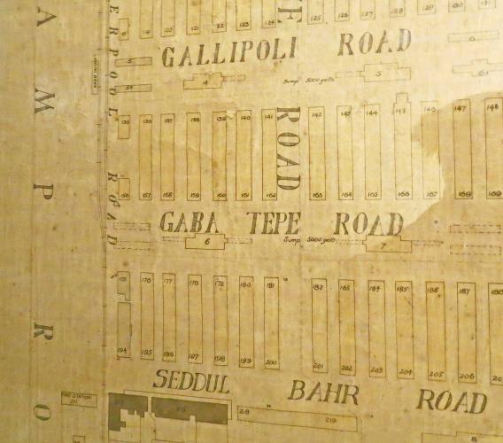 027 Seddul Bahr Road Upper Hutt large map of Trentham Camp 1932