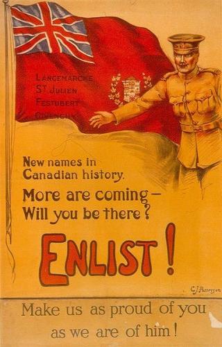 031 Bogle Esplanade Waipukurau Enlistment Poster