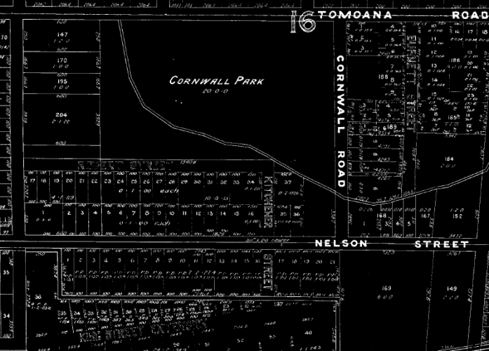 052 Kitchener Street Hastings 1908 Map of Kitchener Street