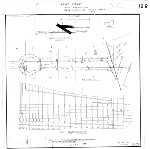 053 Lovat Street Hastings Plan for Lovat Street 1960