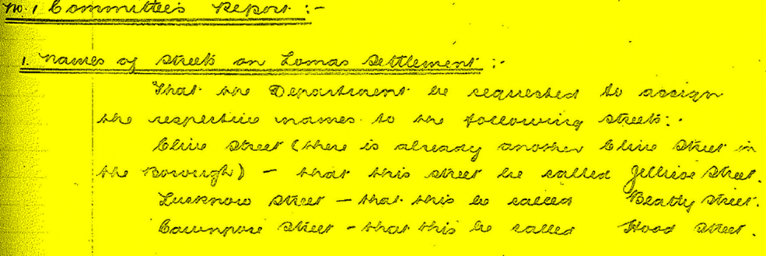 060 Hood Street Hastings Extract from Hastings Borough Council minutes 26 October 1916. 2png