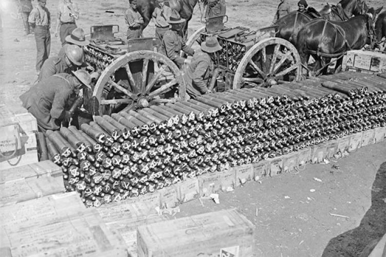 064 Somme Rd Upper Hutt NZ Artillery at the Somme