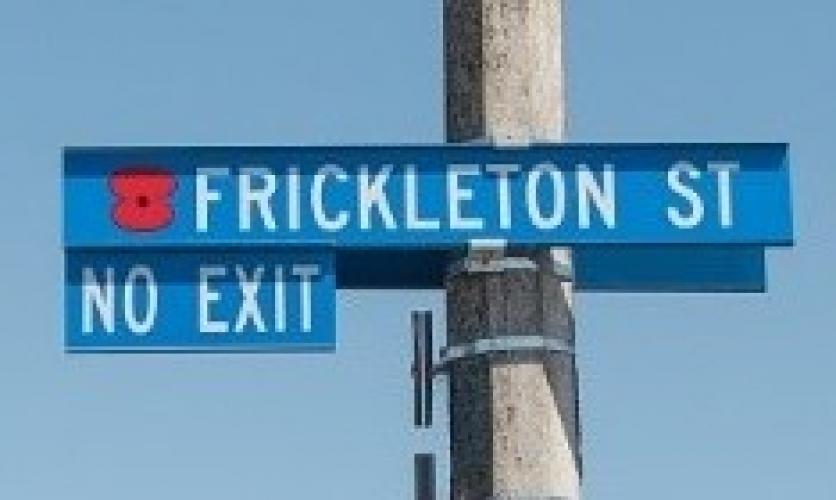 069 Frickleton Street Napier new street sign 2 2018