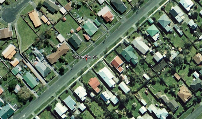 078 Kitchener Street Whanganui Aerial view Kitchener Street Whanganui