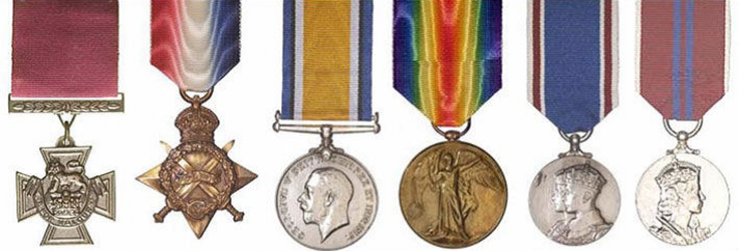 082 Grant VC Street Hawera Grants Medals