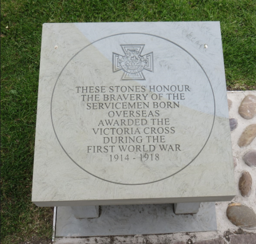 083 Laurent VC Street Hawera Commemorative stone 2