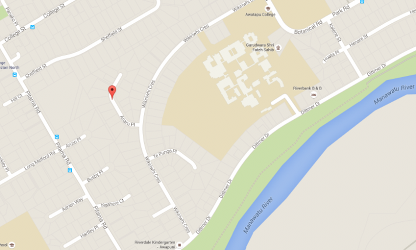 097 Anaru Place Palmerston North Location Map