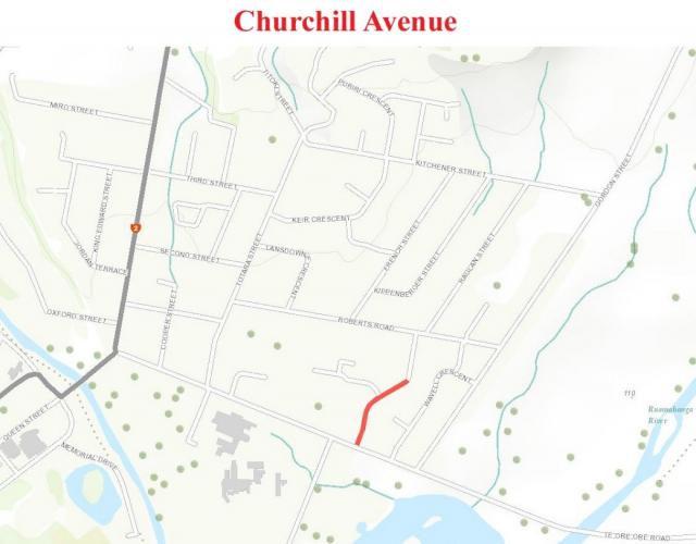 099 Churchill Avenue Masterton Location Map