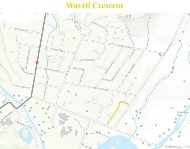 101 Wavell Crescent Masterton Location Map