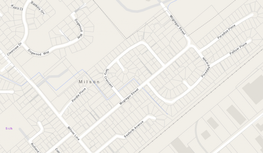 124 McGregor Street Palmerston North location map 2018