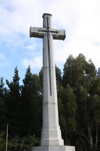 132 Soldiers Cemetery Featherston Cross of Sacrifice