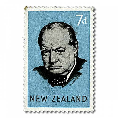 145 Churchill Street Waipukurau Stamp of Churchill