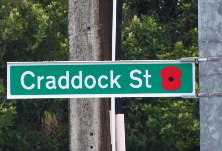 159 Craddock St Lower Hutt new street sign 2018