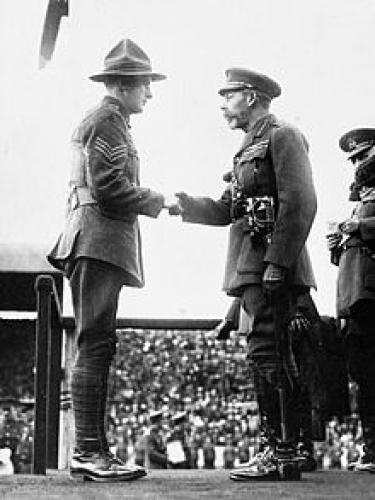162 Frickleton Grove Lower Hutt Frickleton being invested with the Victoria Cross by King George V