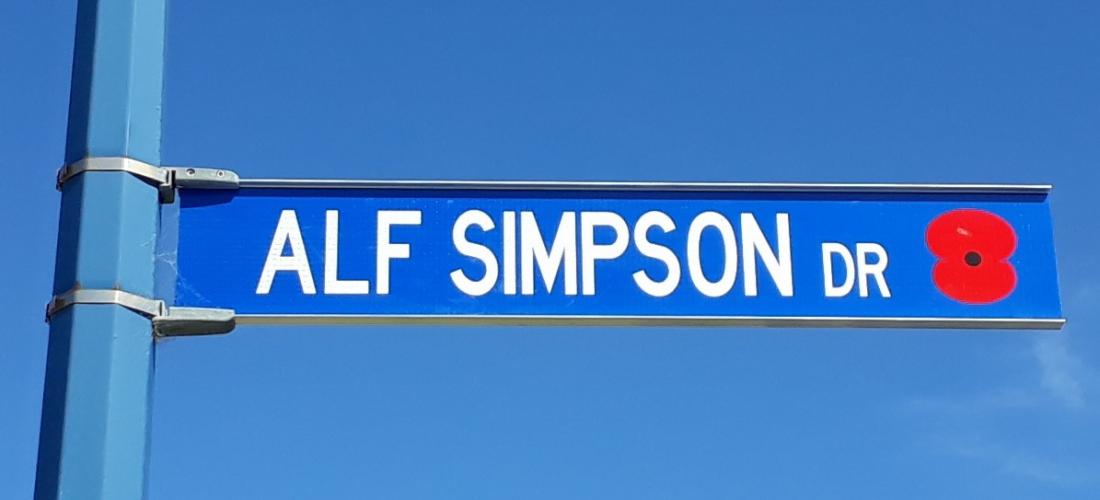 179 Alf Simpson Drive Whitianga new street sign 2019. 1