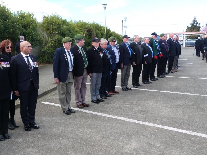 180 Jack Williams Lane Waipukurau Attendees line the route to pay their respects