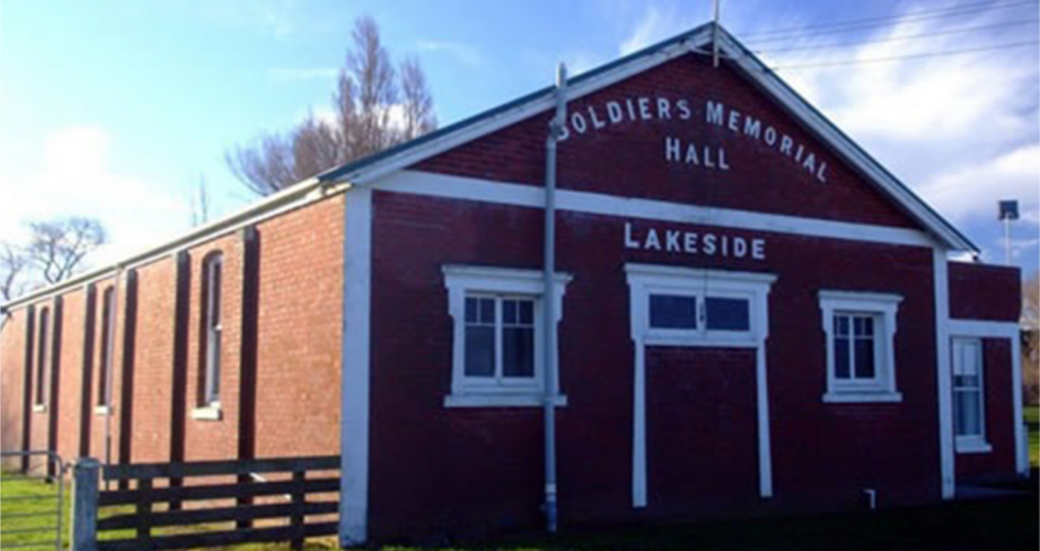 182 Lakeside Soldiers Memorial Leeston Old Hall Pre Earthquake 