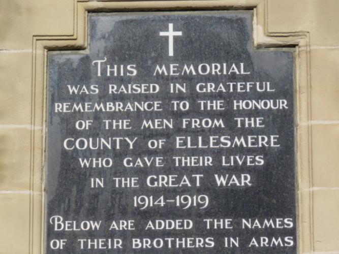 184 Messines Street Leeston War Memorial plaque