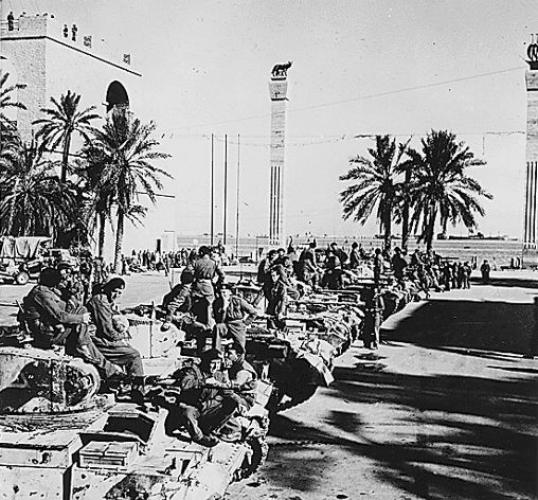 194 Tripoli St Onekawa Armour arrives in Tripoli