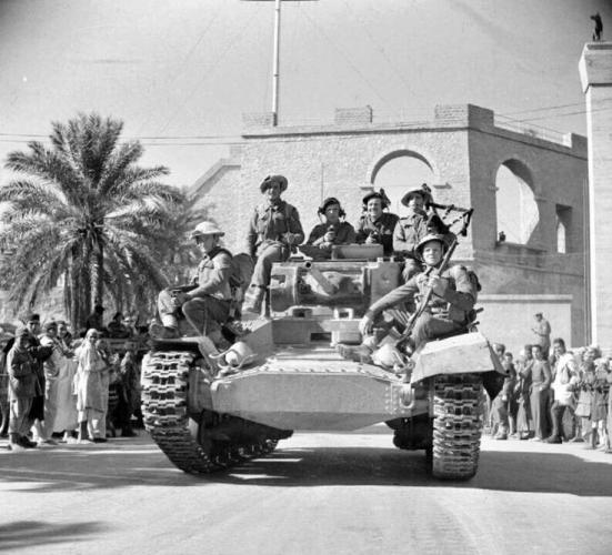 194 Tripoli St Onekawa British tank in Tripoli 1943