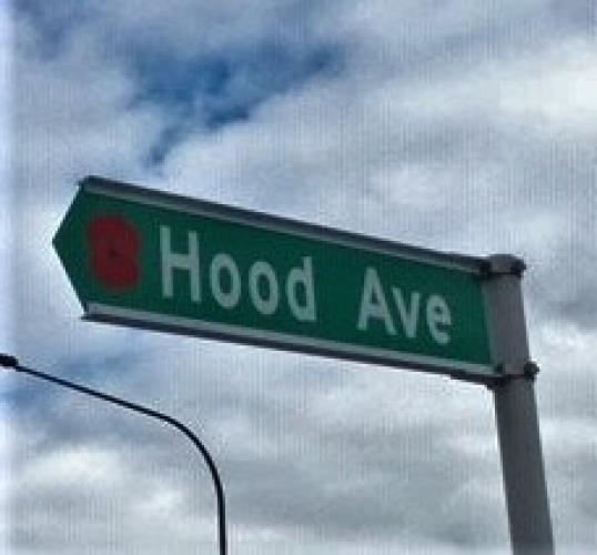 201 Hood Ave Heretaunga Upper Hutt new street sign 2019