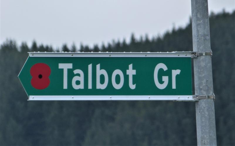 206 Talbot Grove Upper Hutt new street sign 2019