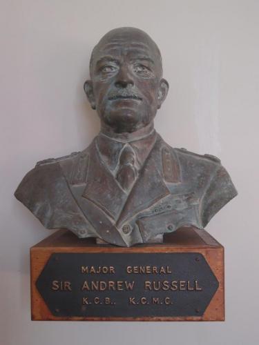 216 Russell Road Napier Bust of Russell