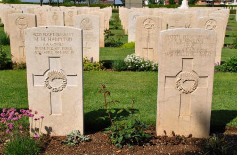 217 Cassino Cres Napier NZ graves Cassino War Cemetery
