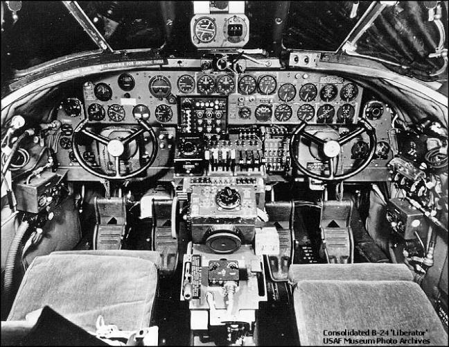 232 Trigg Crescent Napier A B24 Liberator Cockpit