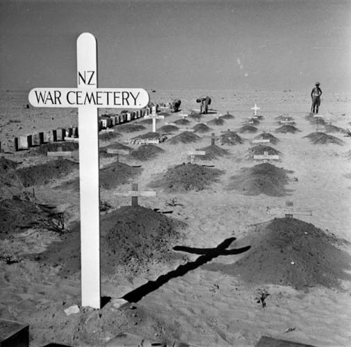 251 Alamein Gr LMC Palm Nth NZ war cemetery El Alamein 1942.
