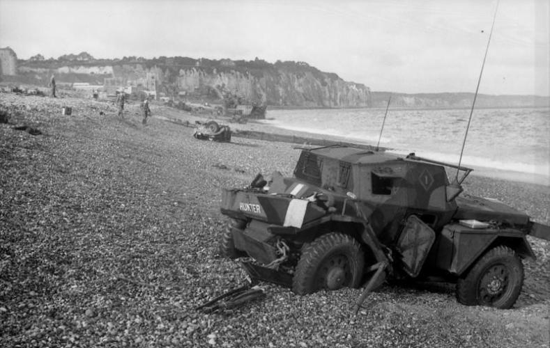 255 Dieppe Pl LMC Palm Nth Dingo Scout Car abandoned Dieppe beach France