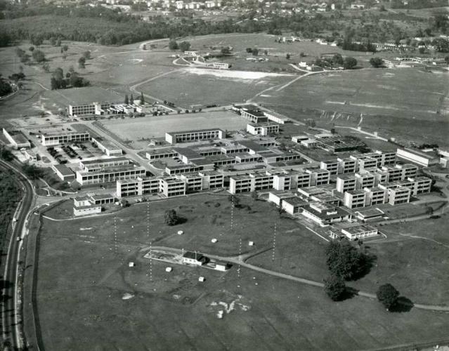 265 Kupe Pl LMC Palmerston Nth 1975 aerial photograph of Dieppe Barracks