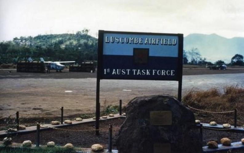 269 Nui Dat Pl LMC Palmerston Nth Luscombe Airfield sign