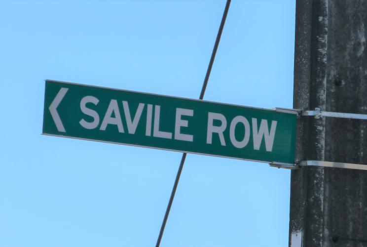 289 Savile Row TMC Upper Hutt road sign 2018