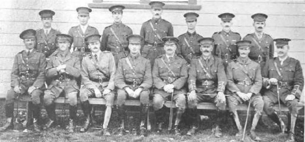 292 Potter Pde TMC Upper Hutt Camp HQ Staff 1916