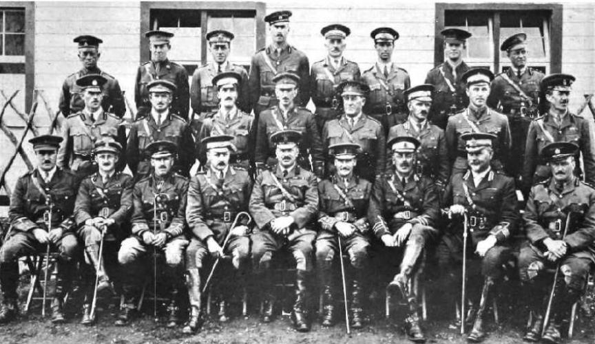 292 Potter Pde TMC Upper Hutt Camp HQ Staff 1917