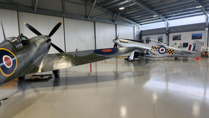 362 Spitfire and P51 Mustang