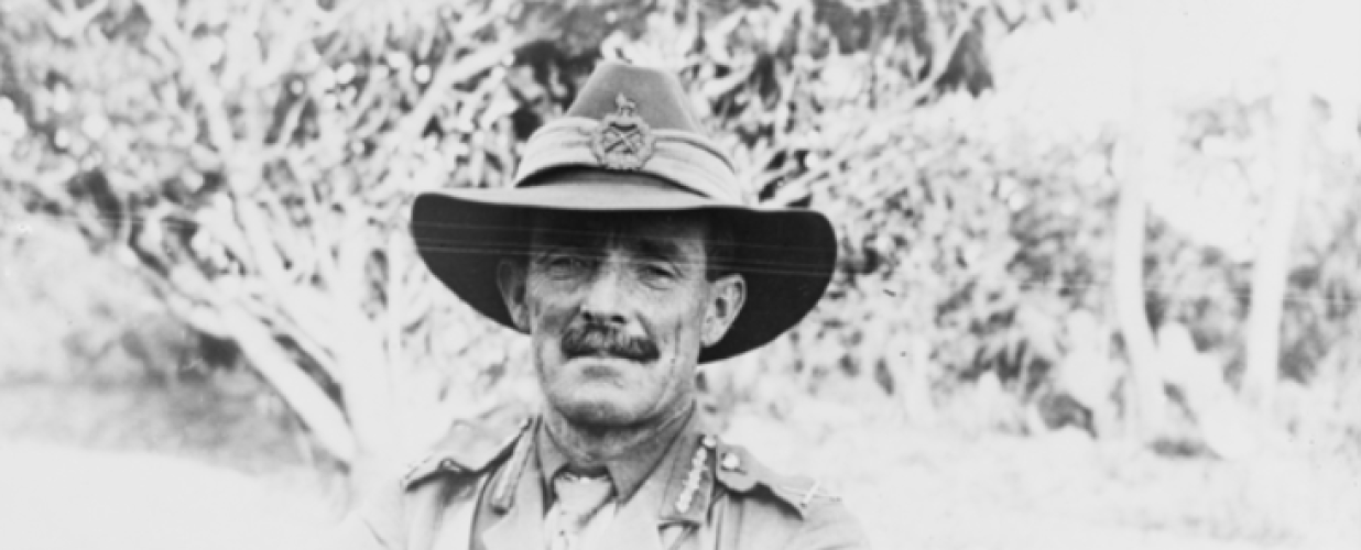Chaytor Commanding Officer of the Anzac Mounted Division c 1917