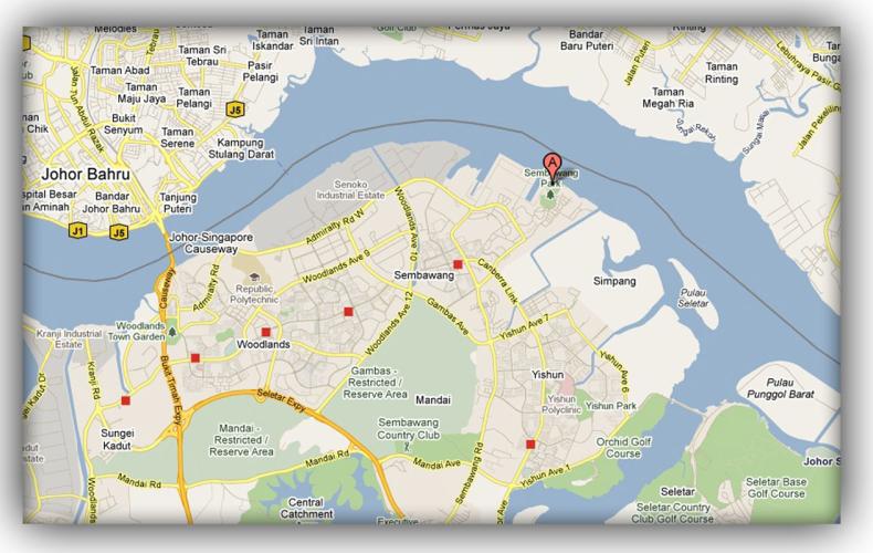 Woodlands Sembawang Area A location NZFORSEA2